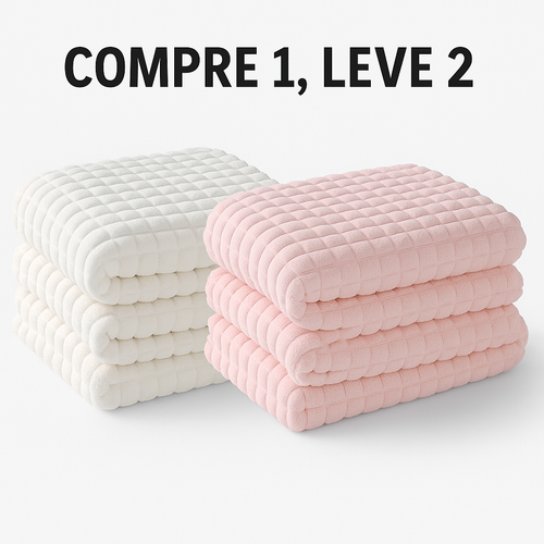 Cobertor Grosso Queen Fluffy Aveludado 320g/m² - Compre 1 e leve 2