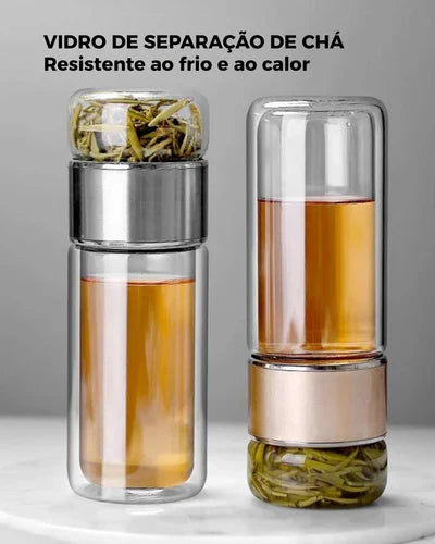 InfusaPro Bottle – Tea Infuser Bottle – Buy 1, Get 2