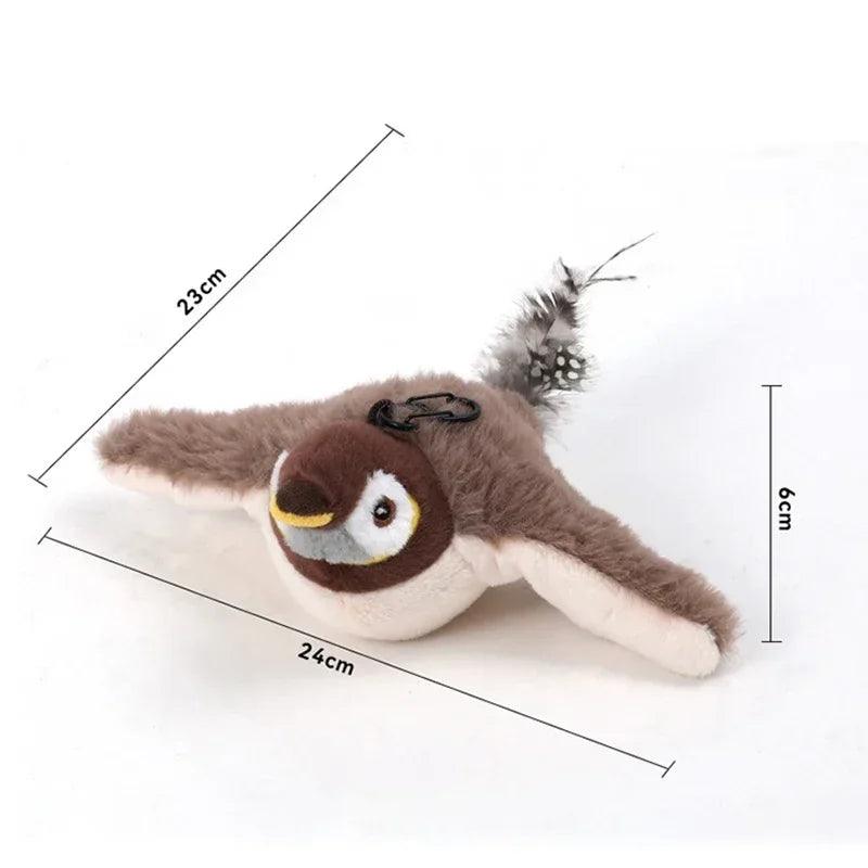 Brinquedo Passarinho Interativo para Gatos - Realismo e Diversão - compre 1 e leve 2