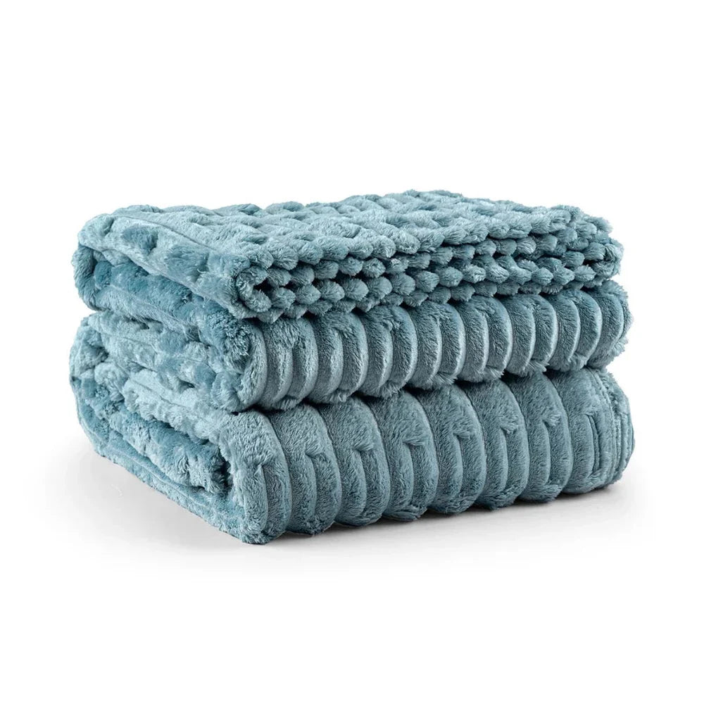 Cobertor Grosso Queen Fluffy Aveludado 320g/m² - Compre 1 e leve 2