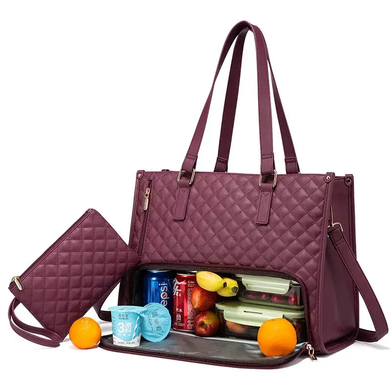 BOLSA COM PARA ALIMENTOS COMPARTIMENTO PARA ALIMENTOS - FreshCarry + UMA CARTEIRA DE BRINDE!