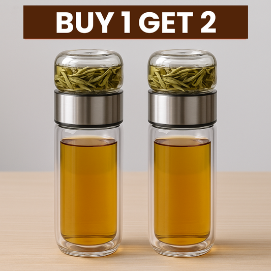 InfusaPro Bottle – Tea Infuser Bottle – Buy 1, Get 2