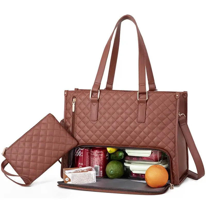 BOLSA COM PARA ALIMENTOS COMPARTIMENTO PARA ALIMENTOS - FreshCarry + UMA CARTEIRA DE BRINDE!